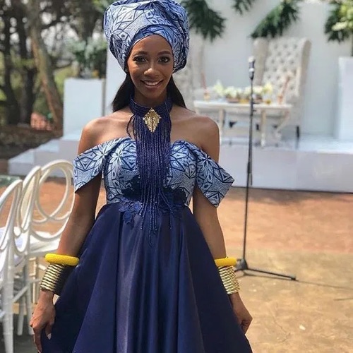 Tswana Traditional Fashion Dresses For Wedding 2022