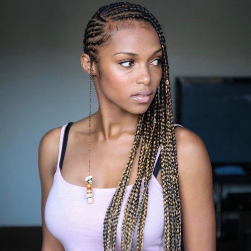 braids with beads