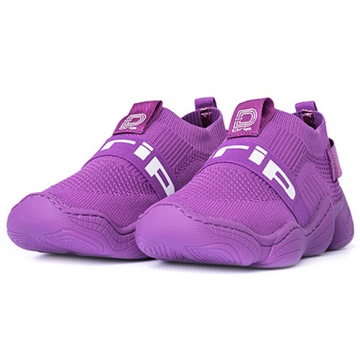purple drip shoes