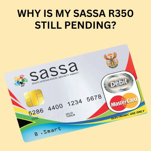 why is my sassa r350 still pending?